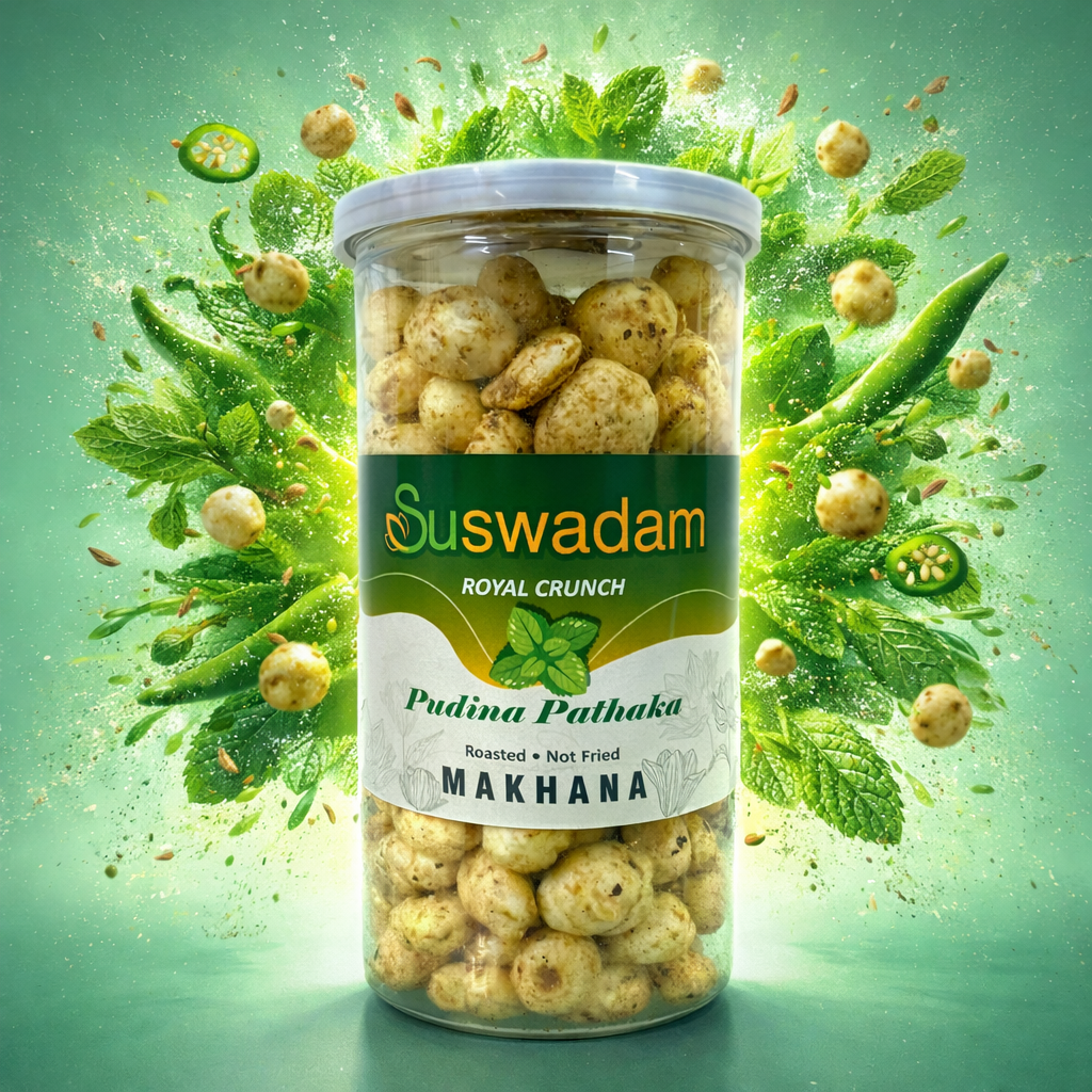 Pudina Pathaka Makhana – Suswadam